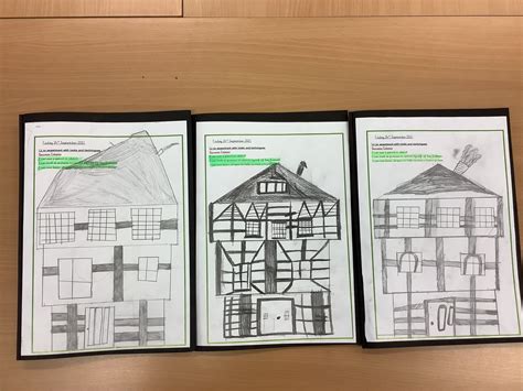 tudor house drawing|making a tudor house ks1.